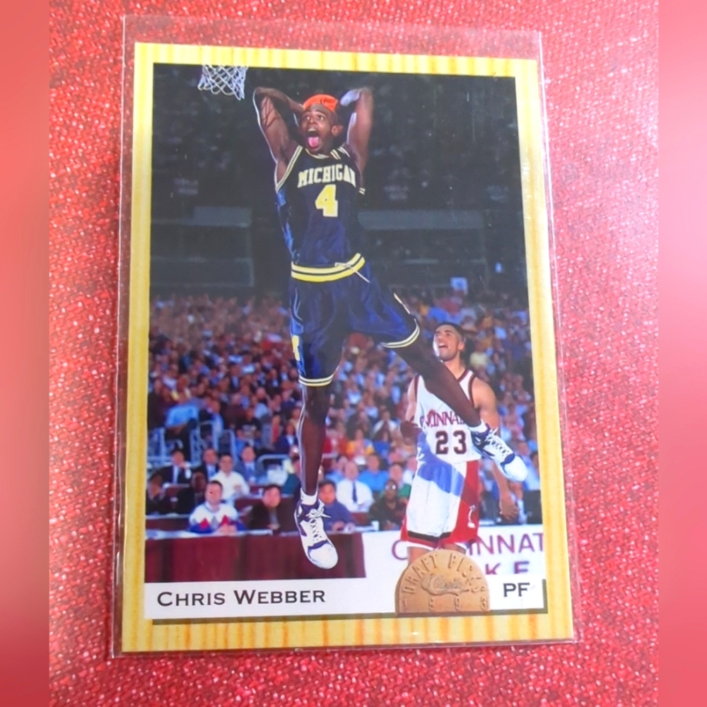 3/$15.00 1993 Classic Chris Webber Rookie Card Michigan